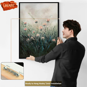 Uniart <span class=keywords><strong>ภาพ</strong></span><span class=keywords><strong>วาด</strong></span><span class=keywords><strong>ส</strong></span>ีน้ำมัน<span class=keywords><strong>ดอก</strong></span>ไม้ศิลปะบนผืนผ้าใบพื้นผิวศิลปะ<span class=keywords><strong>ภาพ</strong></span>แอบ<span class=keywords><strong>ส</strong></span>แตรกต์ดอกไม้ป่าตกแต่งผนังภาพ<span class=keywords><strong>วาด</strong></span><span class=keywords><strong>ดอก</strong></span><span class=keywords><strong>ไอ</strong></span><span class=keywords><strong>ริ</strong></span><span class=keywords><strong>ส</strong></span>ขนาดใหญ่พิเศษ - Product Image 4