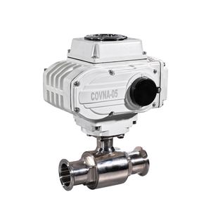 COVNA B2Bclearance Vente Actionneur électrique 220V 1/2 ''Sanitaire Motirized Ball Valve pour aliments et boissons Sanitaire Ball Valves - Product Image 1