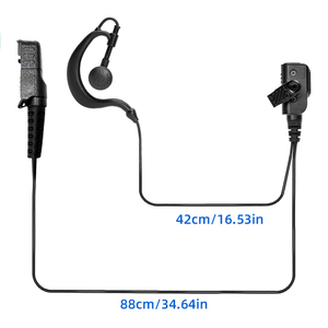 Ham Radio Émetteur-Récepteur Écouteur Écouteur Casque avec Clé <span class=keywords><strong>PTT</strong></span> Pour Motorola P6620 P6600 P6620i - Product Image 6