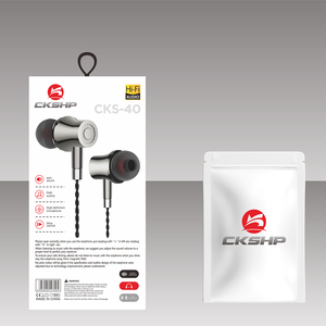 Auriculares Intrauditivos con Cable Metálico de <span class=keywords><strong>3</strong></span>.5mm, Chipset CKSHP JL, Resistentes al Agua IPX3, Personalizables, Venta al Por Mayor de Fábrica - Product Image 3