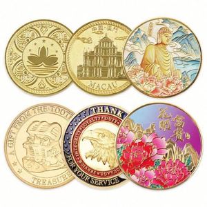 Moneda Conmemorativa Personalizable de Aleación de Zinc Metálica en Blanco con Logotipo 3D Grabado, Monedas Personalizadas - Product Image 1