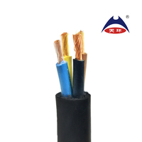 Câble souple submersible à basse tension JHS IEC 60228 à plusieurs conducteurs, gainé de caoutchouc, étanche, 2,5 mm, 4 mm, 6 mm, 10 mm, 16 mm