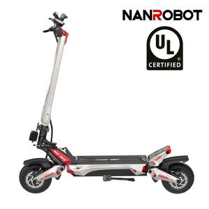 N6 <b>72V</b> Two-Wheel Scooter 10-Inch Tires 1500W Motor 30Ah 21700 <b>Battery</b> Miles Range 50mph Speed 330lbs Dual Hydraulic Brakes No - Product Image 4