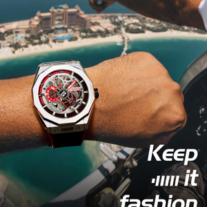 <span class=keywords><strong>Reloj</strong></span> mecánico automático de lujo de <span class=keywords><strong>marca</strong></span> superior, relojes para hombre, <span class=keywords><strong>reloj</strong></span> de zafiro <span class=keywords><strong>caro</strong></span>, correa de cuero de caucho Natural, <span class=keywords><strong>Reloj</strong></span> para hombre - Product Image 4