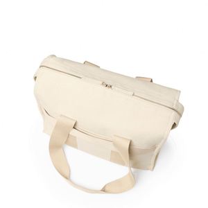 <b>Heavy</b> <b>Duty</b> Canvas Tote Bag with <b>Zipper</b> Closure Crossbody Shoulder Strap Unisex Large Capacity for Outdoor & Travel Use - Product Image 4