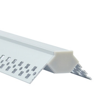 Profilé en alliage d'aluminium 6063-T5 pour bande LED, 54*23mm, extrusion pour décorations lumineuses, service de découpe