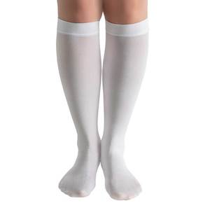 Antiembolicas 15-20mmhg blanc bout ouvert genou haut anti-embolie <span class=keywords><strong>bas</strong></span> <span class=keywords><strong>de</strong></span> Compression graduée pour varices - Product Image 2