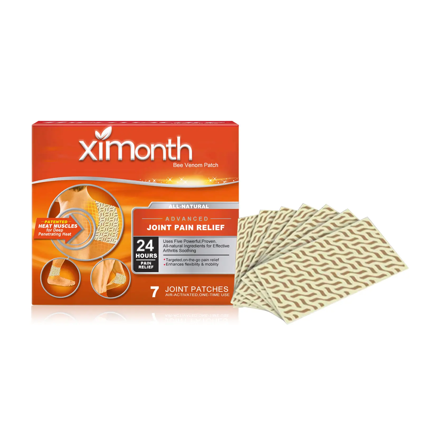 Ximonth Joint ผ้าพันแผลพยาบาลกาว บรรเทาอาการมือและเท้าข้อโค้งไหล่คอเอวเข่าปวดดูแลร่างกายแพทช์