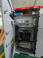 Armoire de commutation LV MCC modulaire intérieure 6300A, panneau électrique haute intensité, barre omnibus norme CE, MNS basse tension extractible