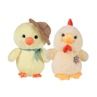 Peluches personnalisées en forme de canard, jouets en peluche doux et moelleux, canard en peluche jaune avec t-shirt de différentes couleurs