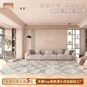 Alfombra Moderna de Estilo Italiano con Diseño Geométrico, Rectangular, Lavable, para Sala de Estar, Dormitorio, Sofá, Mesa de Centro, Color Lianfang - Product Image 3