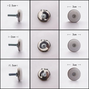 <b>Adjustable</b> Furniture <b>Legs</b> M6 Stainless Steel Heavy Duty <b>Table</b> Cabinet Feet Industrial Design - Product Image 2