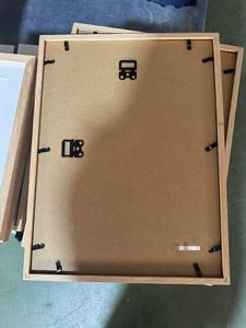 Vintage naturale in legno massello A3 stampato UV moderno Full-Size <span class=keywords><strong>Photo</strong></span> Frame Album accessorio per la visualizzazione da tavolo - Product Image 4