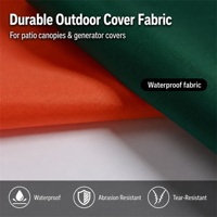 Tissu Oxford 100% nylon enduit PU, résistant à l'abrasion et imperméable 420D, pour housses de générateurs et housses de meubles de jardin