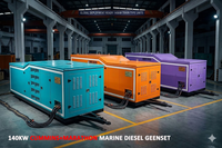 Groupe électrogène industriel Cummins 140 kW/kVA 150 kW/150 kVA, générateur diesel monophasé/triphasé 50/60 Hz pour solution d'alimentation de secours hôtelière