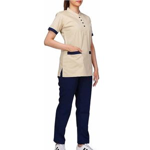 Factory Outlet Uniforme Ropa De Trabajo Para Mujeres Impermeable Médico Scrubs Jogger Enfermería Scrubs Housemaid Uniforme - Product Image 3
