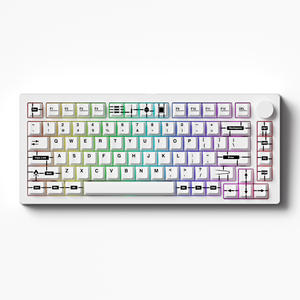 MonsGeek M1 V5 VIA Sistem Runner 75% Keyboard Mekanik Aluminium Bongkar Pasang Cepat dengan Tombol Putar Seri US - Product Image 1