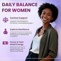 Complément de Soutien au Cortisol de Haute Qualité à Boire : Ashwagandha, Mélisse, Safran, Vitamines – Soulagement du Stress, Équilibre de l'Humeur, Relaxation (Adultes)