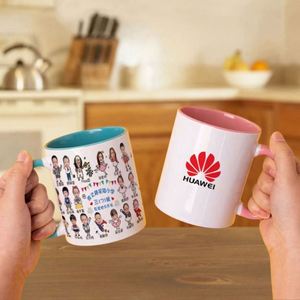 BSCI Promocional Sublimación personalizada Tazas de cerámica Tazas de café Tazas blancas - Product Image 1