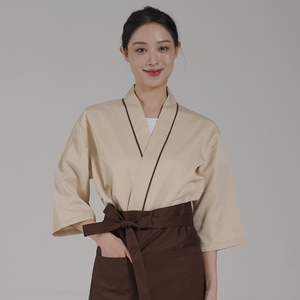 Uniformes personnalisés pour le personnel de restaurant : vêtements universels pour bar, serveurs et serveuses, idéaux pour les cafés, les barbecues et les restaurants de sushi. - Product Image 2