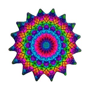 Jouets de jonglage en tissu carré rotatif Dapo Star, réactifs aux UV, en forme d'étoile, de mouchoirs et de différentes formes - Product Image 4