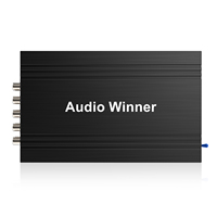 AudioWinner S48.6D Système audio HiFi DSP 8 canaux Nouvelle arrivée Audio de voiture Télécommande LCD Processeur de signal numérique classe D