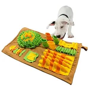 Pet Activity Enrichment Dog Sniffing Mat Food Game Blanket Puzzle Carpet Nose Work Snuffle Mat For Dogs