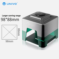 UNIVO UBLM-K-3W petite machine de marquage laser portable gravure métal papiers plastique tissu bois panneau PVC vêtements en cuir