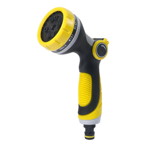 Manufacturer Supplier Plastic High Pressure 10 Pattern Garden Water Gun with Thumb Valve - Product Image 2