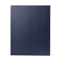 Porte-diplôme A5 noir en similicuir rigide, personnalisable, pour la remise des diplômes, vente en gros