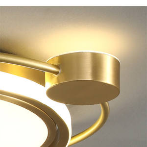 Nouveau design décoration en gros nordique hôtel villa maison intérieur chambre salon plafonnier en acrylique - Product Image 4