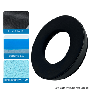 Cuffie di ricambio <span class=keywords><strong>in</strong></span> Gel di raffreddamento per Beyerdynamic DT770/DT770PRO/DT511/DT801/DT831/DT901/HS300/MMX300 <span class=keywords><strong>in</strong></span> tessuto di <span class=keywords><strong>seta</strong></span> di ghiaccio - Product Image 3