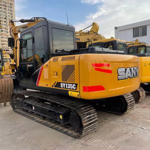 รถขุดขนาดเล็ก Sany135C 13 ตัน สีเดิมจากโรงงาน พร้อมเครื่องยนต์เดิม รถขุด Sany215C 75C 95C 125C มือสอง ราคาถูก - Product Image 3