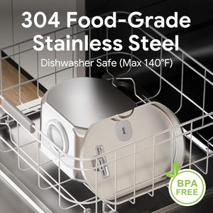 <span class=keywords><strong>Bebedero</strong></span> Automático para Gatos, Dispensador de Agua para Mascotas de Acero Inoxidable 304 con Sistema de Filtración, Mini Tazón de Agua - Product Image 2