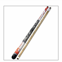 Queue de billard en bois de frêne et ébène, 13 mm, 2 pièces, 1/2, personnalisée en usine, pour l'entraînement, les tournois et les salles de jeu