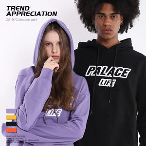 Sweat à capuche Streetwear 100% coton pour hommes et femmes avec logo personnalisé anti-rétrécissement thermique teint uni impression numérique motif de vêtements - Product Image 6