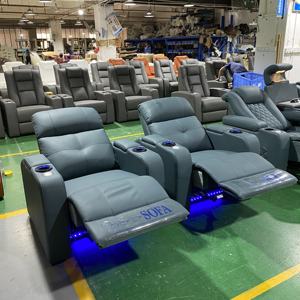 Set <span class=keywords><strong>Sofa</strong></span> berbaring kekuatan desain Modern kualitas tinggi bingkai kayu Home Theater Hotel bioskop ruang tamu furnitur - Product Image 6