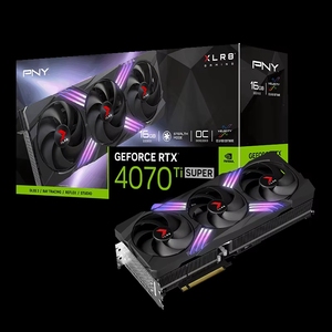 Carte graphique <span class=keywords><strong>PNY</strong></span> GeForce RTX 4070 Ti SUPER 16 Go <span class=keywords><strong>XLR8</strong></span> Gaming OC Triple Fan - Product Image 1