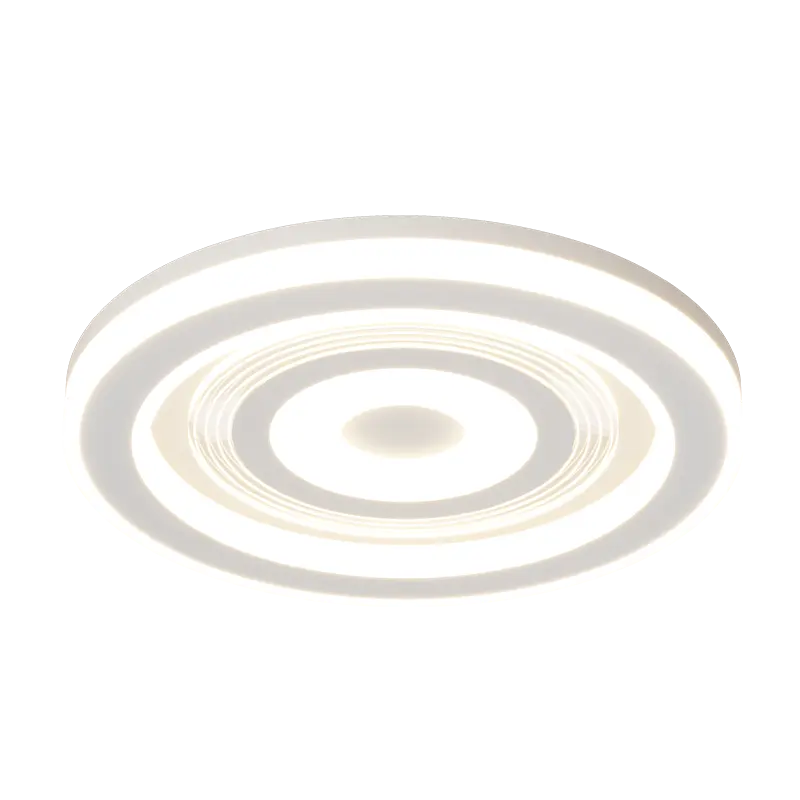 Moderne Minimalistische Stijl Ijzer + Acryl Materiaal Drie Kleuren Variabel Licht Wit Plafondlicht
