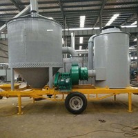 Prix du séchoir à grains de riz de blé Machine mobile d'étuvage et de séchage de riz