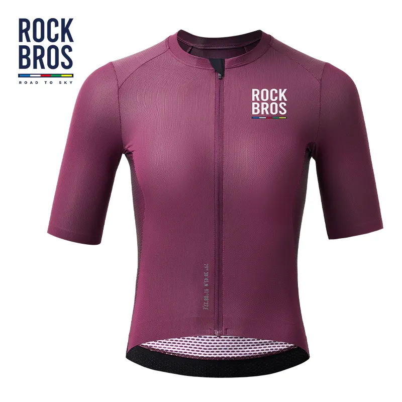 ROCKBROS ROAD TO SKY SERIES maglie da ciclismo personalizzate maglia da ciclismo estiva a maniche corte traspirante abbigliamento da bici di alta qualità