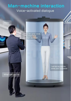 Dispositivo Interactivo Todo en Uno con Pantalla Holográfica 3D, Activación por Voz, para Exhibición de Personas Virtuales, Uso Corporativo, OEM y Educativo en Interiores