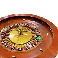 YH 18/20 Zoll Professionelles 00 Amerikanisches Roulette-Rad aus Holz Mesa Ruleta De Casino Roulette-Rad zum Verkauf