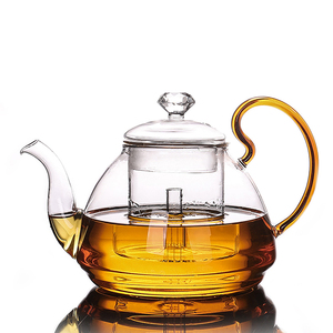 Teiera in vetro stile marocchino di alta qualità con capacità 600ml/800ml Design in stile arabico giapponese stile <span class=keywords><strong>turco</strong></span> vetro borosilicato sicuro - Product Image 3