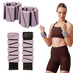 Pesas de Muñeca y Tobillo CZ, Brazalete Ajustable de Neopreno con Cierre de Gancho y Bucle, 1 Libra por Par, para Mujeres y Hombres, Yoga, Danza, Pilates, Barre - Product Image 1