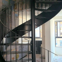 Escalier en colimaçon intérieur et extérieur, pour décoration de jardin, terrasse, patio, balcon, pour entrepreneurs et projets, durable, vente en gros