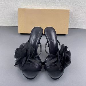 Sandalias de Verano para Mujer, Zapatos de Verano con Tacón de Flores para Damas - Product Image 4
