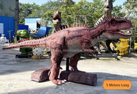 Dinosaures animatroniques T-Rex de 5 mètres pour spectacle sur scène, vente d'usine