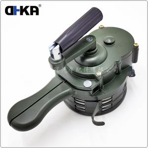 DHKA 12V Sirine Alarm Mobil Kompak Merah dengan Penggerak Manual <span class=keywords><strong>120dB</strong></span> ABS+Logam Universal AS049G - Product Image 2