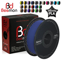 Filamento de Impresión 3D BEEMON PLA Azul Oscuro de 1.75mm, Color Sólido, Rollo de 1kg, Ecológico para Modelos DIY e Industriales, 28 Colores